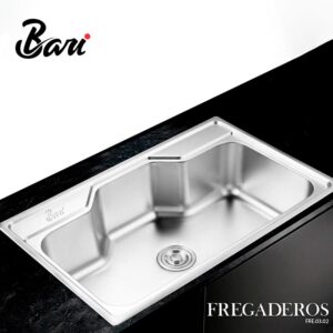 Fregadero doble tina sobre tope 21101